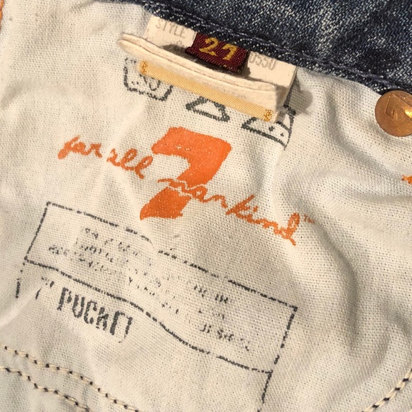 7 For All Mankind | 'A' Pocket jeans 27/29" - Picture 4 of 4